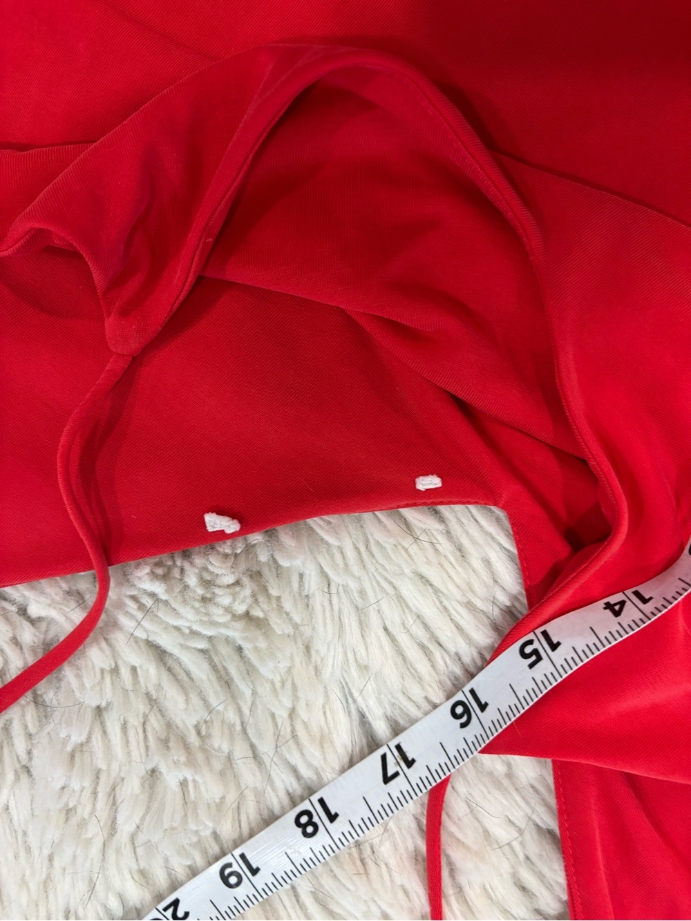 Source Unknown Salmon Red V-Back Spaghetti Strap Camisole Sz L - Picture 9 of 9